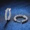 ALIZERO 2.6ct moissanite hoop earrings