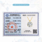 Real 14k gold moissanite pendant necklace