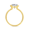 Classic 2ct 14K Gold Moissanite Wedding Band