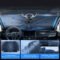 Foldable car windshield sun shade umbrella