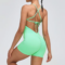 One-piece nylon padded women’s yoga jumpsuit