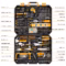 DEKO 228 piece socket wrench set