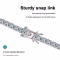 Knobspin moissanite 925 silver tennis bracelet
