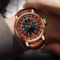LIGE Creative Luxury Men’s Watch – Waterproof Quartz Chronograph with Stainless Steel Strap