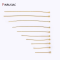 Premium 18k Gold Plated Brass Metal Jewelry Pins for DIY Crafts