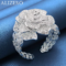 ALIZERO 925 sterling silver flower bracelet