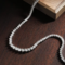 KNOBSPIN 3-Claw D VVS1 Moissanite Tennis Necklace