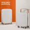 Mixi wide handle hardside rolling suitcase