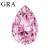 Real pink VVS1 moissanite loose stones