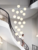 Modern Nordic LED Glass Chandelier for High Ceiling Living Rooms