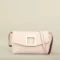 Luxury designer cowhide leather shoulder bag
