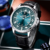 Luxury luminous quartz constellation men’s watch