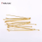 Premium 18k Gold Plated Brass Metal Jewelry Pins for DIY Crafts