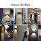 Modern LED indoor wall sconce lamp