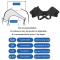 Adjustable double shoulder support brace belt