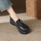 FOXER Women’s Thick Bottom Slip-On Loafer Shoes