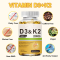 Vegocn D3+K2 Vegan Capsules (5000IU D3 & 200mcg K2)