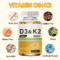 Vegocn D3+K2 Vegan Capsules (5000IU D3 & 200mcg K2)