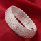 Trendy 925 Sterling Silver Cuff Bracelet