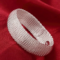 Trendy 925 Sterling Silver Cuff Bracelet