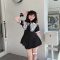 Embroidered Japanese Lolita Shirt Shorts Set