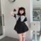 Embroidered Japanese Lolita Shirt Shorts Set