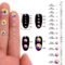 SS3-SS60 Crystal Gold Flatback Non Hotfix Rhinestones