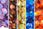 SS6-SS30 Flashing Top Glass Flatback Rhinestones DIY