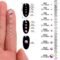 SS6-SS30 Flashing Top Glass Flatback Rhinestones DIY