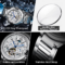 POEDAGAR Luxury Business Automatic Mechanical Watch