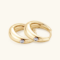 Anziw Chunky Gold-Plated 925 Sterling Silver Moissanite Huggie Earrings
