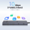 UGREEN 6-in-1 USB C HUB – 10Gbps High-Speed Docking Station with 4K@60Hz HDMI