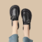 FOXER Women’s Thick Bottom Slip-On Loafer Shoes