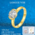 Classic 2ct 14K Gold Moissanite Wedding Band