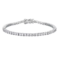 KNOBSPIN Moissanite Tennis Bracelet Silver