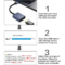KEBIDUMEI 1080P USB 3.0 to HDMI-Compatible Multi-Display Graphic Adapter
