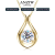 Anziw 2CT 8mm D Color Moissanite Teardrop Pendant Necklace – S925 Sterling Silver