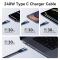 Vention 240W USB C to USB C Fast Charging Cable
