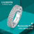 KNOBSPIN Full Moissanite Eternity Band – 925 Sterling Silver