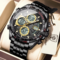 POEDAGAR Men’s Dual Display Sport Wristwatch