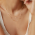 Anziw Moissanite Long Tassel Four Clover Flower Y Chain Necklace – S925 Sterling Silver