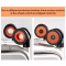 Mixi wide handle carry-on suitcase