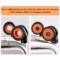 Mixi wide handle carry-on suitcase