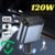 120W retractable fast car charger