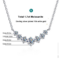 KNOBSPIN D VVS1 Moissanite Pendant Necklace – GRA Certified 925 Sterling Silver
