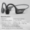 PARAMITA DG08 Bone Conduction Headphones – IPX6 Waterproof Bluetooth 5.4 Sport Headset