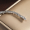 KNOBSPIN 3-Claw D VVS1 Moissanite Tennis Necklace
