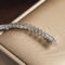 KNOBSPIN 3-Claw D VVS1 Moissanite Tennis Necklace