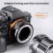 K&F CONCEPT camera lens adapter
