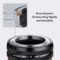 K&F CONCEPT camera lens adapter